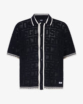 MONOGRAM MACRAMÉ KNIT SHIRT